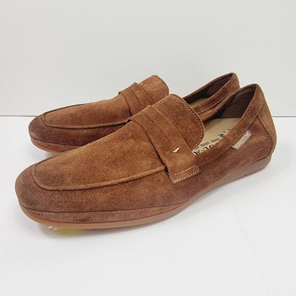 Mephisto Mens Alexis Brown Suede Loafers Size 10.5 Medium (D, M) - Picture 3 of 13